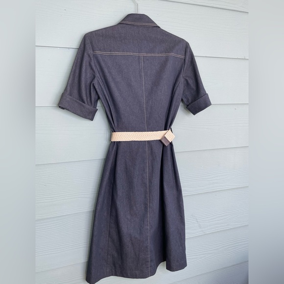 Tahari denim dress size 2 - Picture 6 of 6